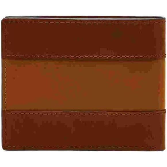 Fossil‎ Men's Leather Bifold Wallet with Flip ID Window for Men - Picture 2 of 4